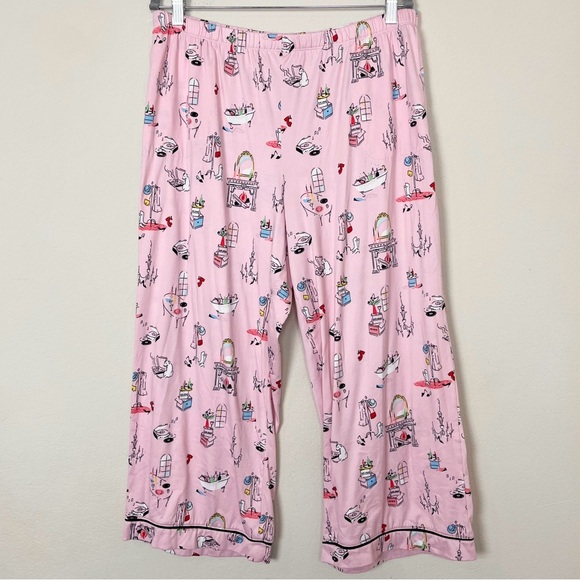 Kate Spade Housewarming Pink Cropped 2 Piece
Pajama Set XL - Picture 6 of 11
